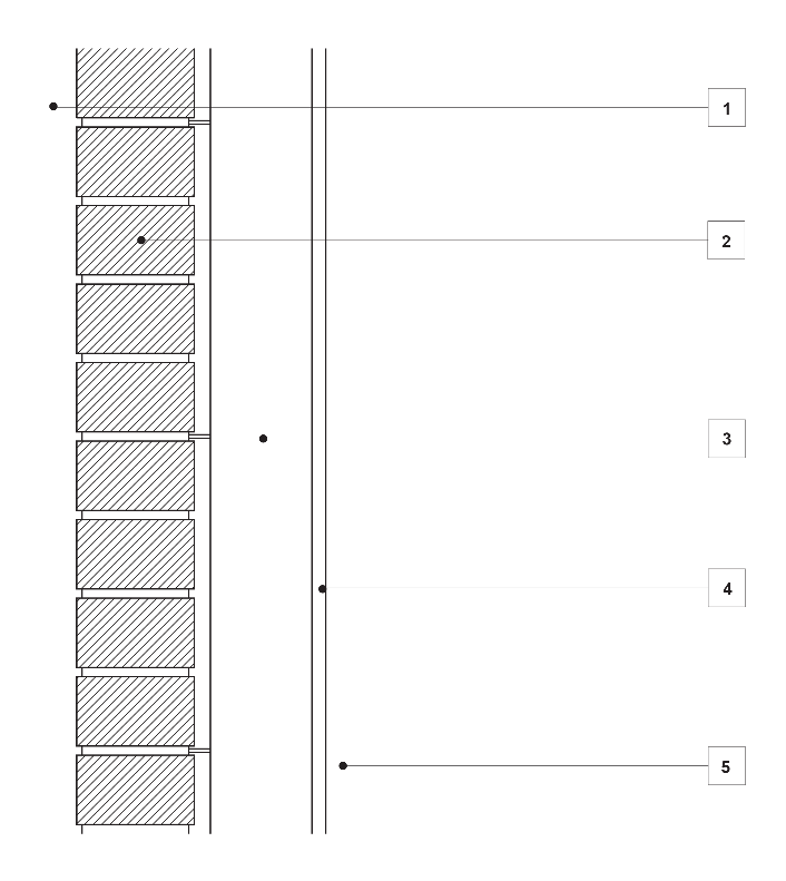 Figure S37C1a: Masonry veneer – 25 mm to 50 mm cavity, 10 mm internal plaster on 90 mm stud frame